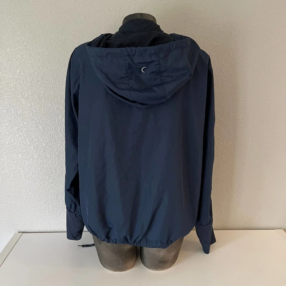 ZYIA Athletic Rainbow Stripe Zip Jacket Women’s Large - Picture 4 of 8